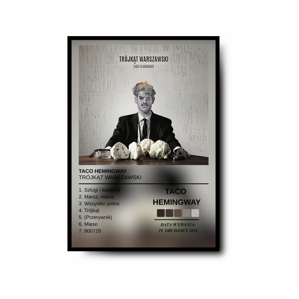 Plakat Taco Hemingway - Trójkąt Warszawski