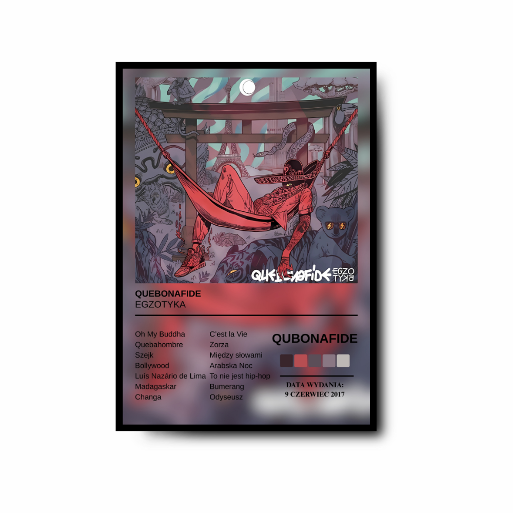 Plakat Quebonafide - Egzotyka