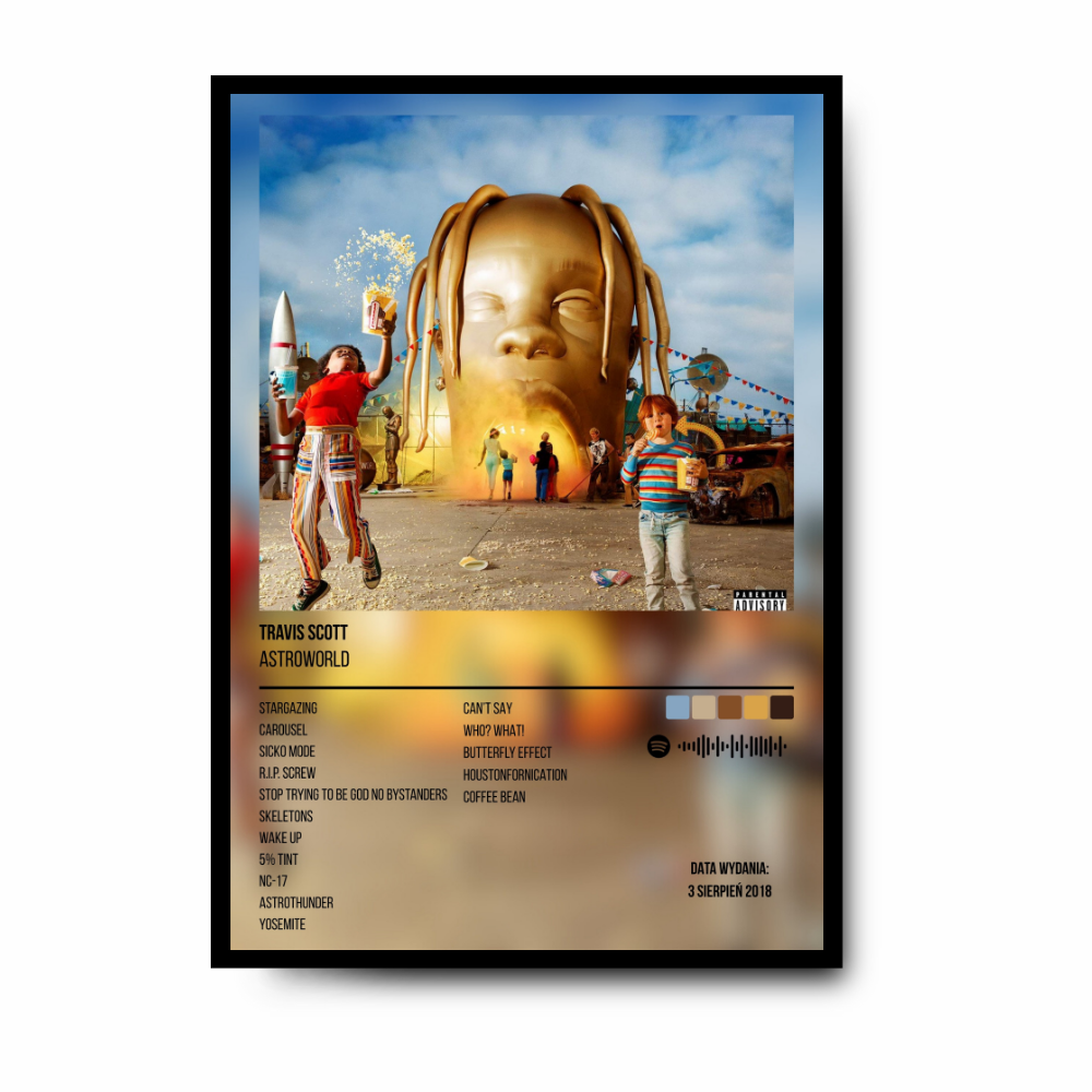 Plakat Travis Scott - Astroworld