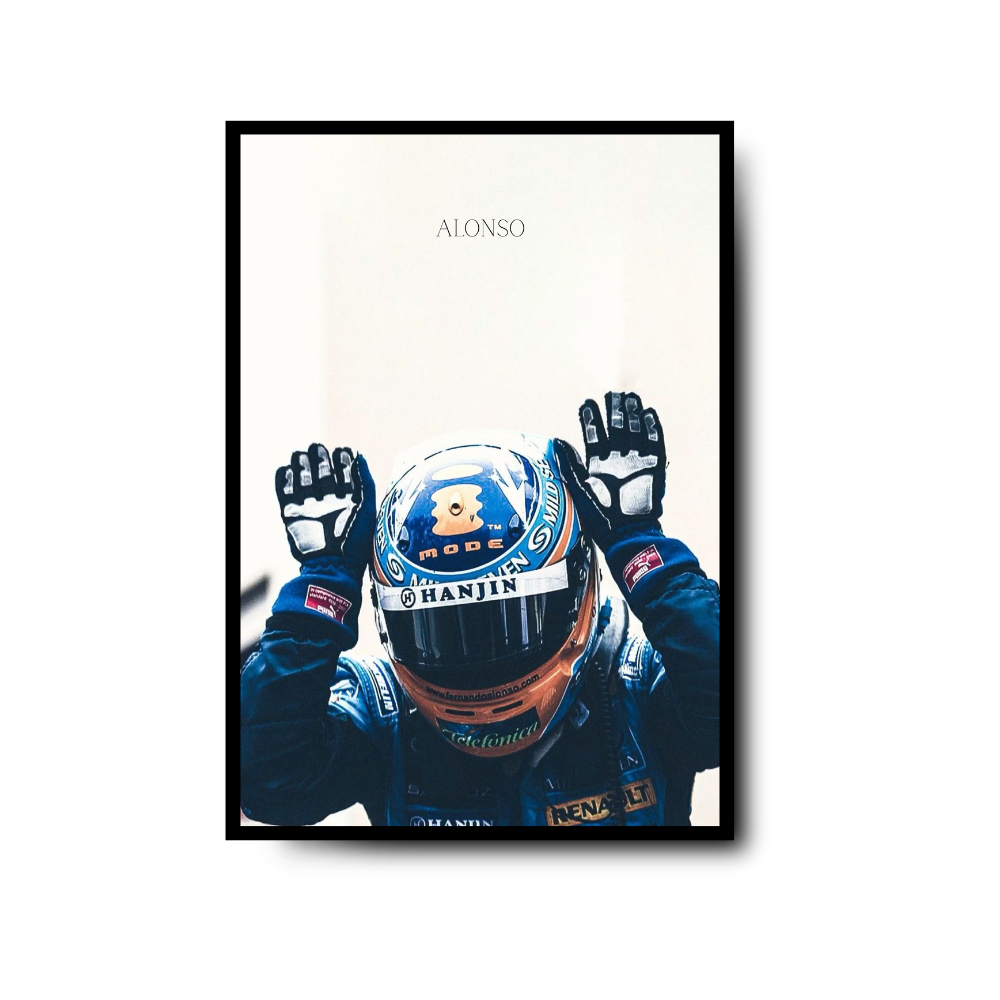 Plakat Fernando Alonso Renault