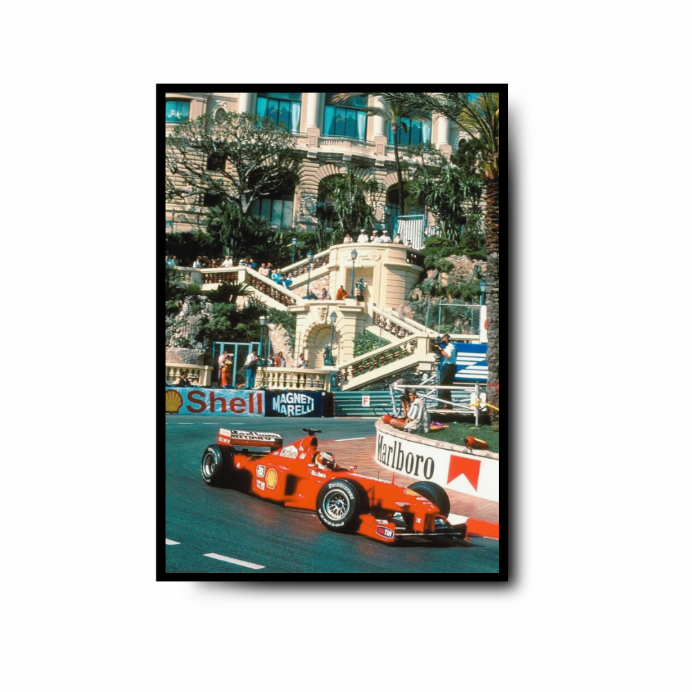 Plakat Plakat Ferrari – Hotel de Paris Monaco Michael Schumacher