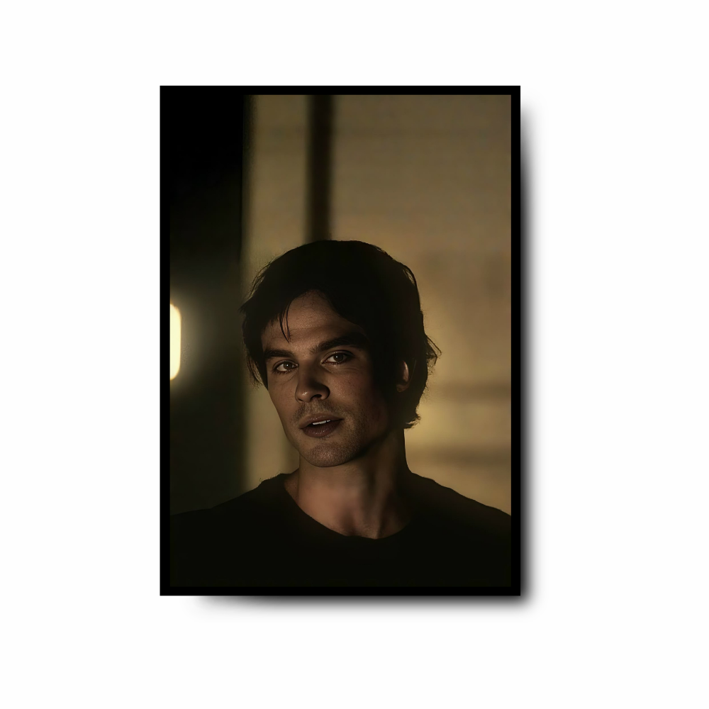 Plakat Damon Salvatore - Pamiętniki Wampirów
