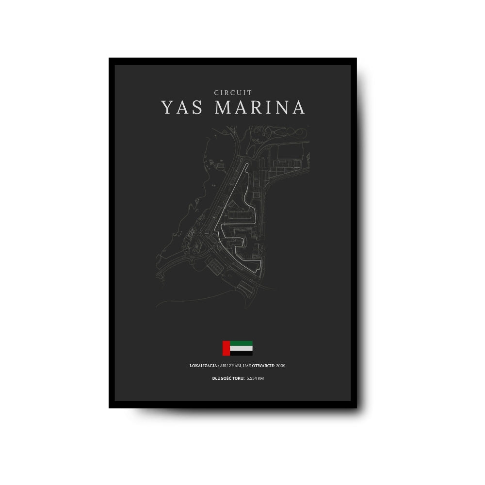 Plakat Toru Yas Marina Circuit – Abu Zabi
