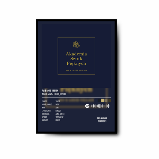 Plakat Avi & Louis Villain - Akademia Sztuk Pięknych