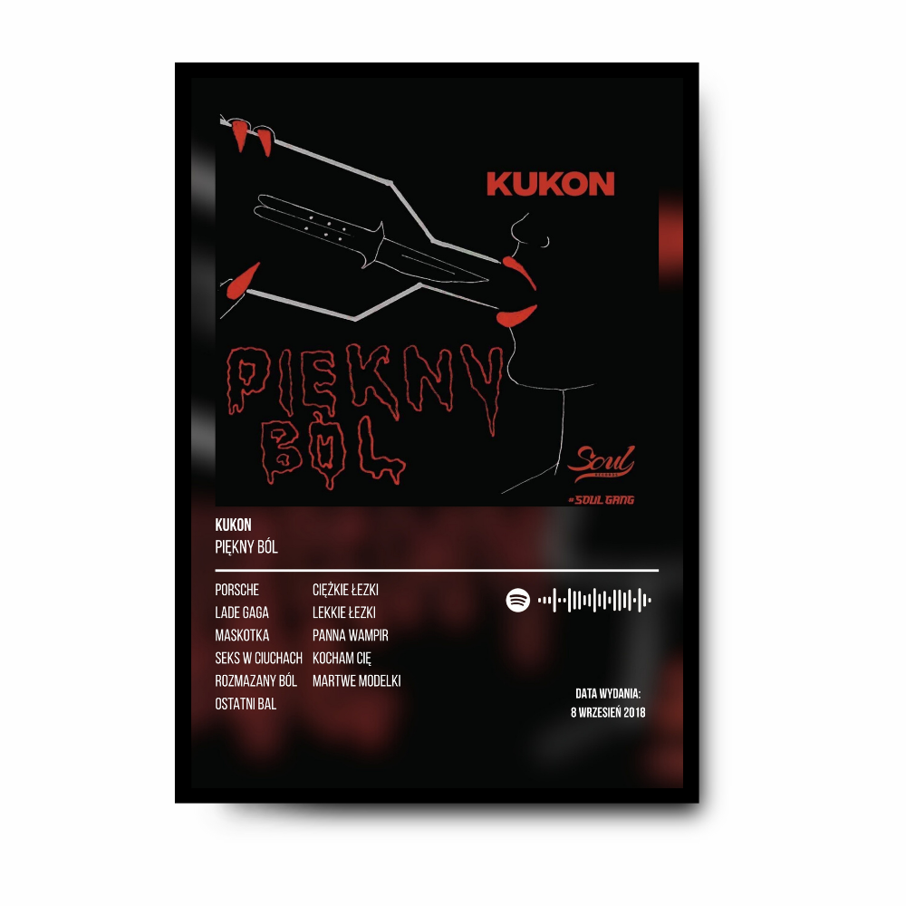 Plakat Kukon - Piękny ból