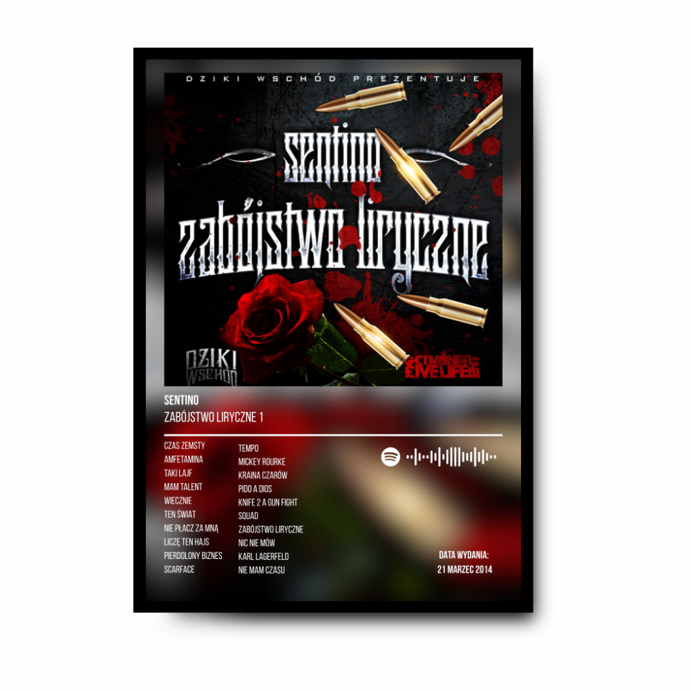 Plakat Sentino - Zabójstwo Liryczne 1