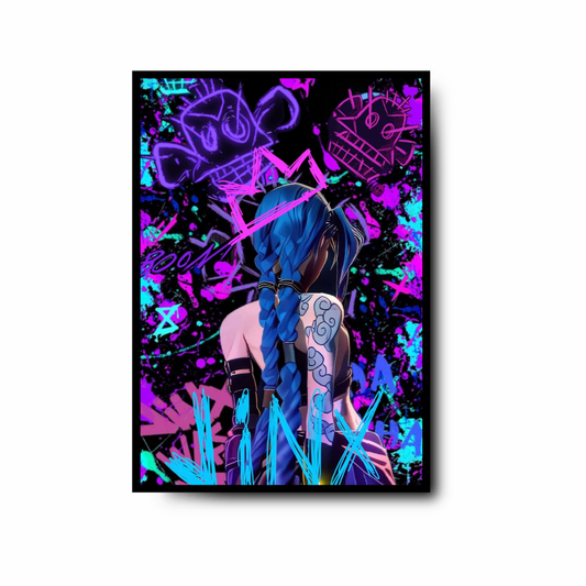 Plakat Jinx z Arcane