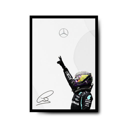 Plakat Lewis Hamiltion