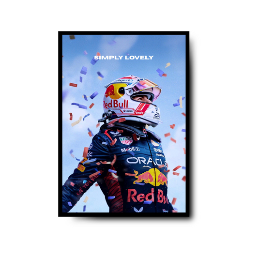 Plakat Max Verstappen Simply Lovely