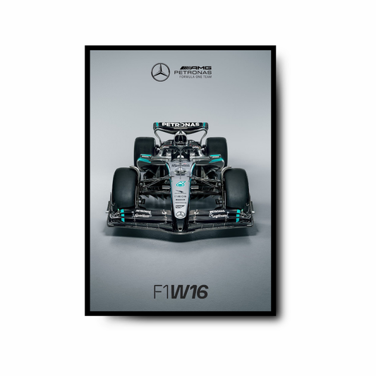 Plakat Mercedes F1W16 AMG