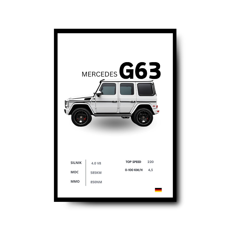 Plakat Mercedes G63 AMG