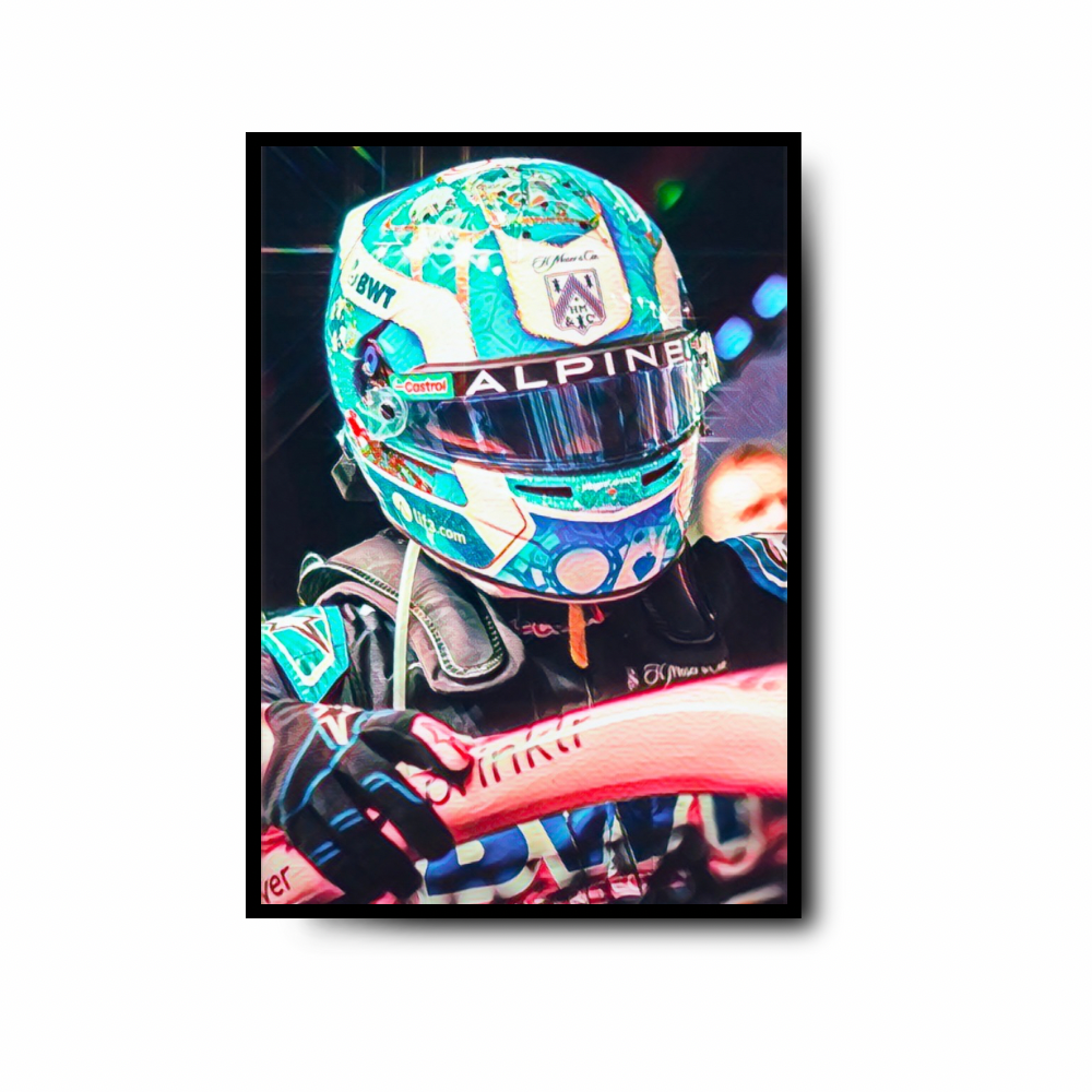 Plakat Pierre Gasly - Alpine