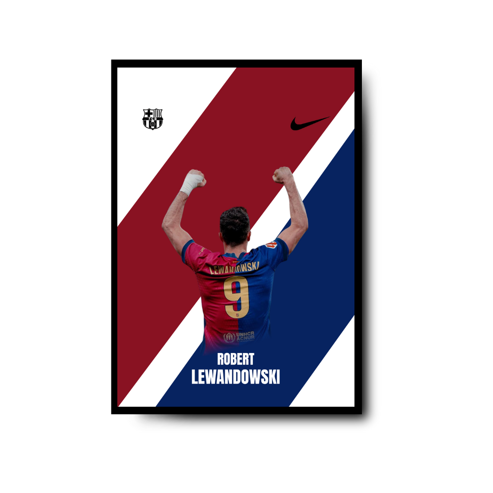 Plakat Robert Lewandowski FC Barcelona