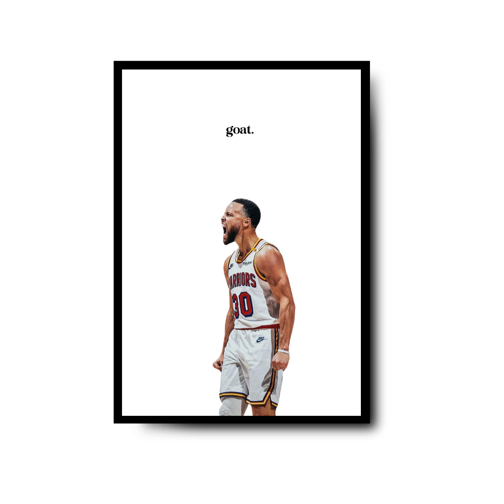Plakat Stephen Curry Goat