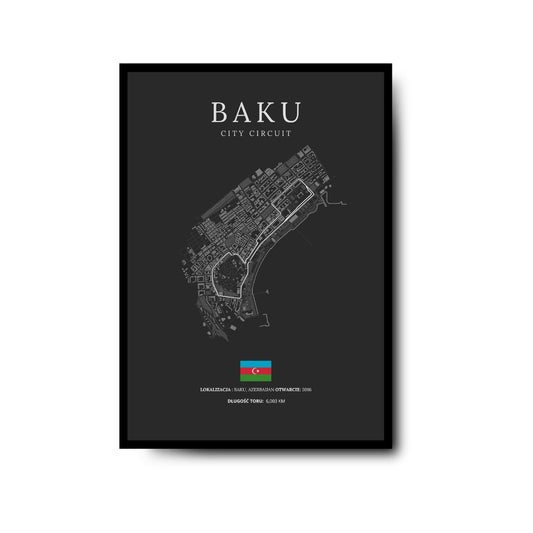 Plakat Toru Baku City Circuit
