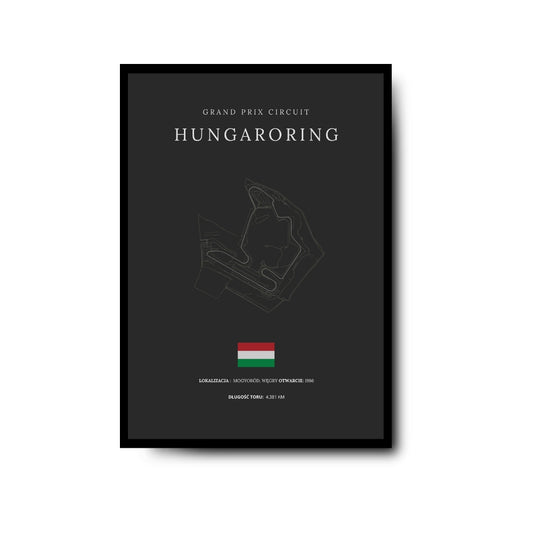 Plakat Toru Węgry Hungaroring