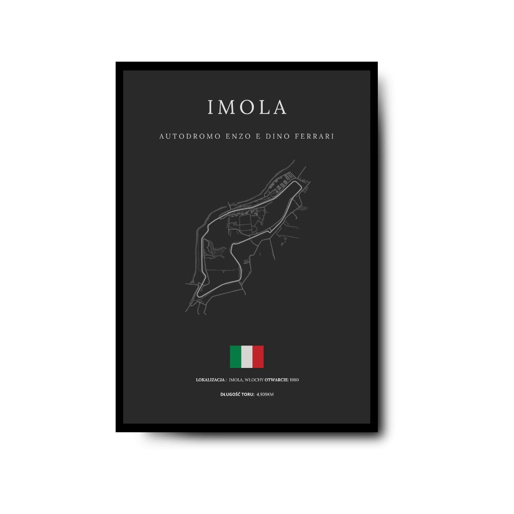 Plakat Toru Imola – Autodromo Enzo e Dino Ferrari