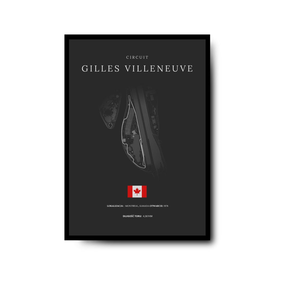 Plakat Toru Kanada Circuit Gilles Villeneuve