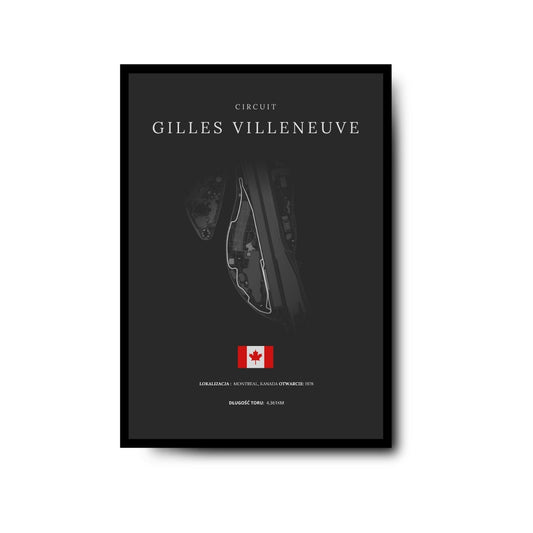 Plakat Toru Kanada Circuit Gilles Villeneuve