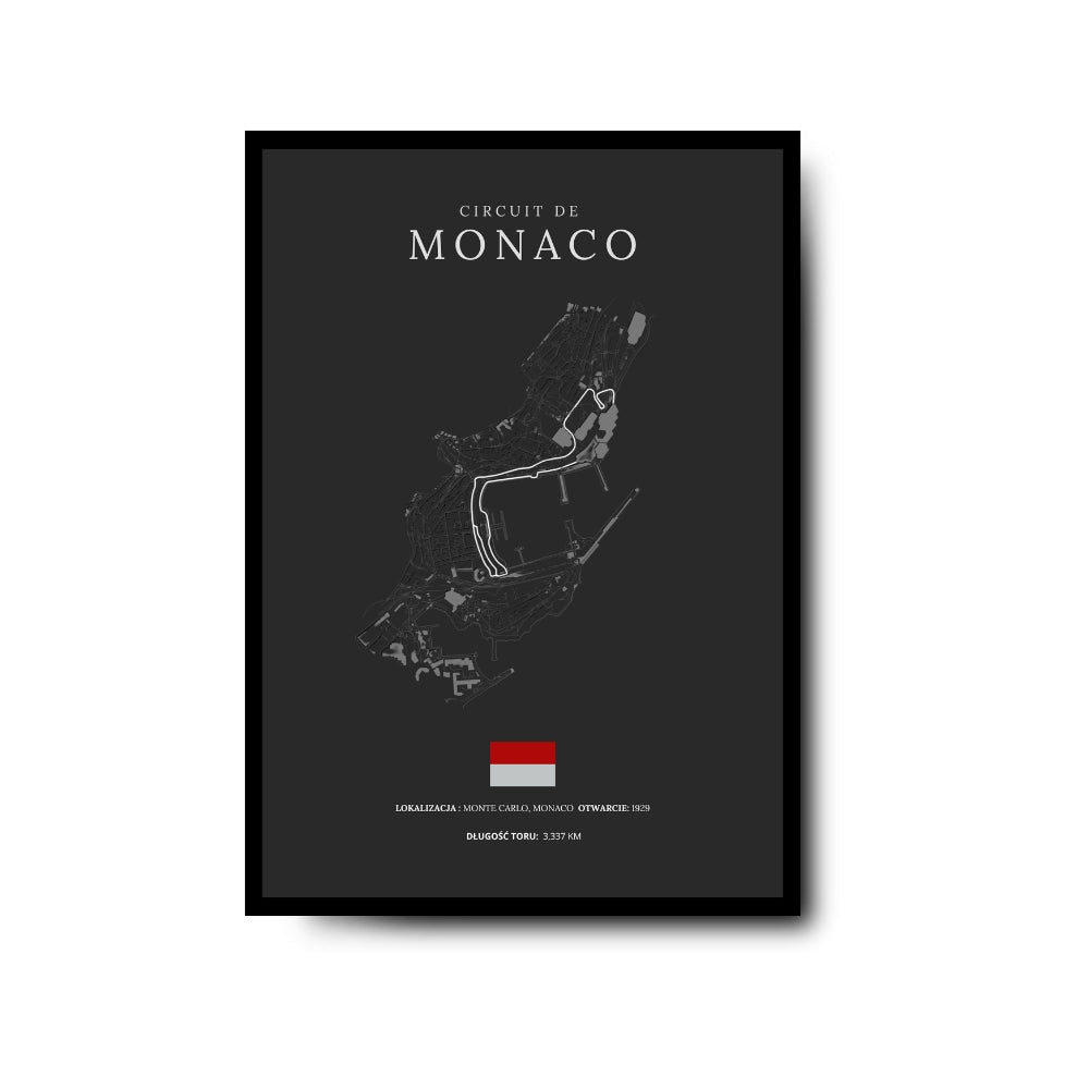 Plakat Toru Circuit de Monaco