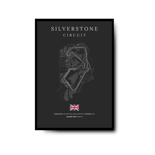 Plakat Toru Silverstone Circuit – Wielka Brytania
