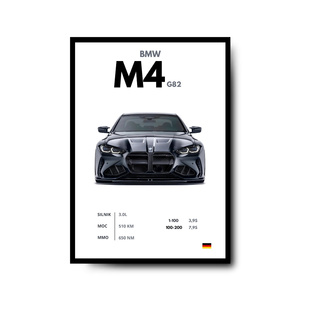 Plakat BMW M4 G82
