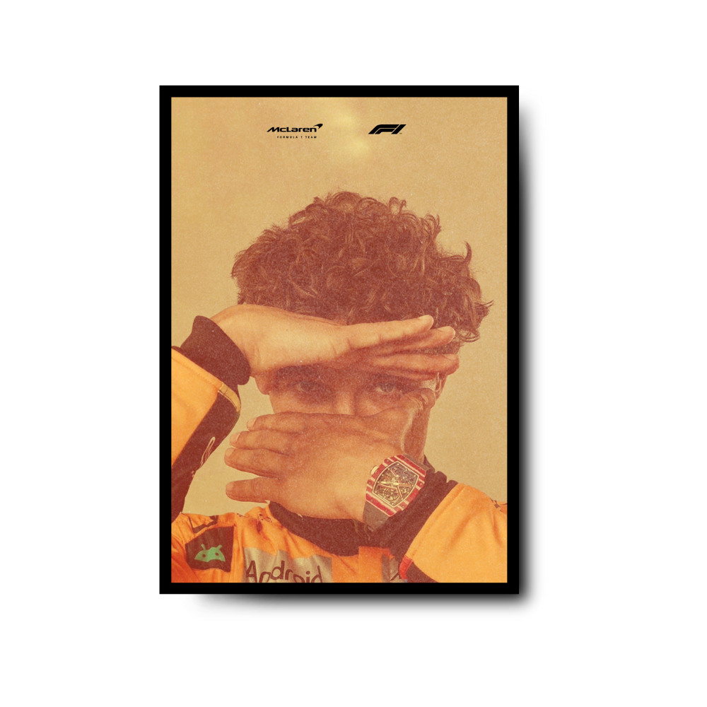 Plakat Lando Norris McLaren F1