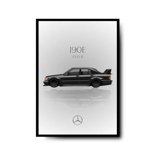 Plakat Mercedes-Benz 190E EVO II