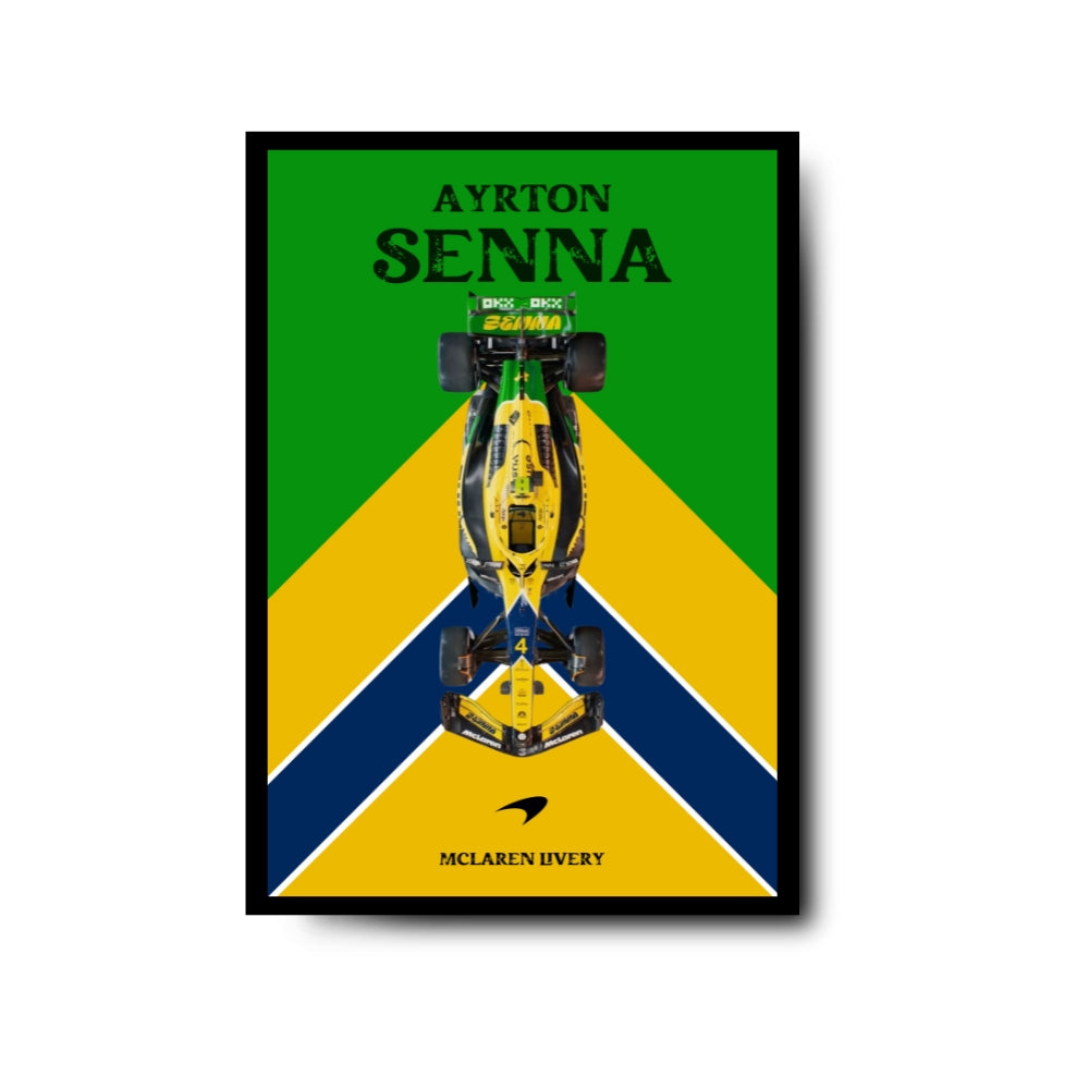 Plakat Ayrton Senna McLaren