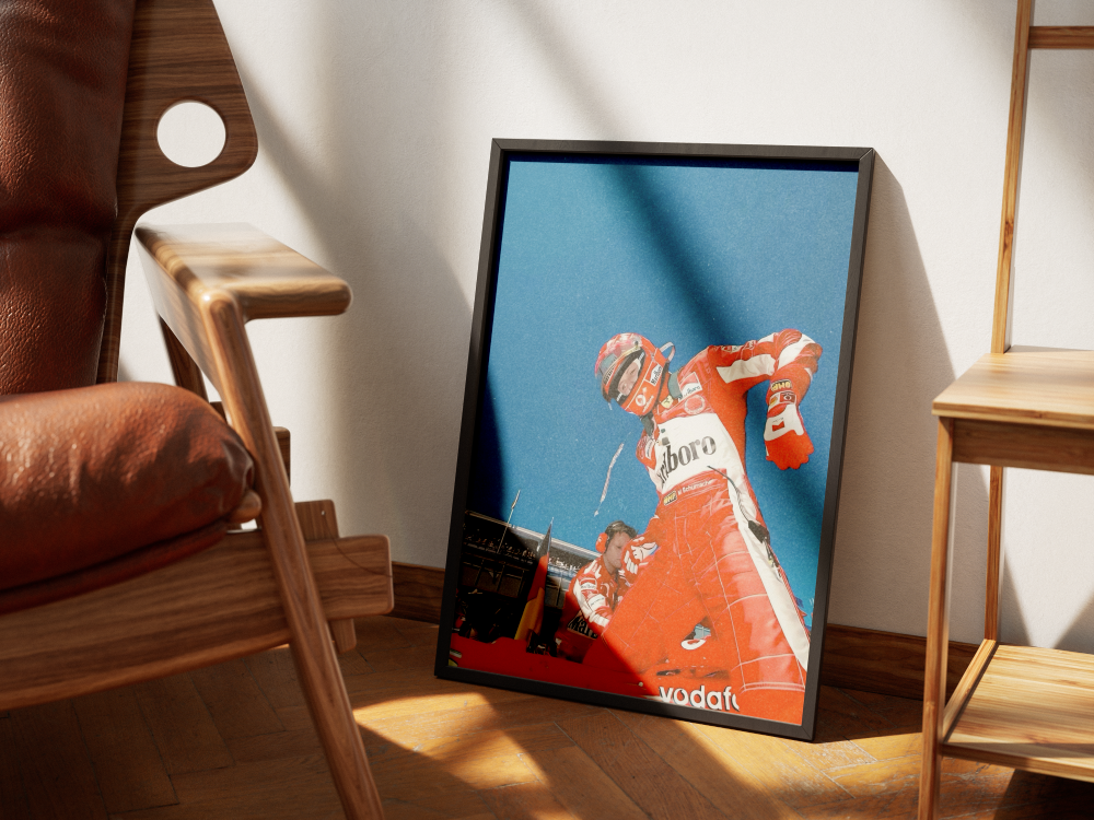 Plakat Michael Schumacher – Ferrari